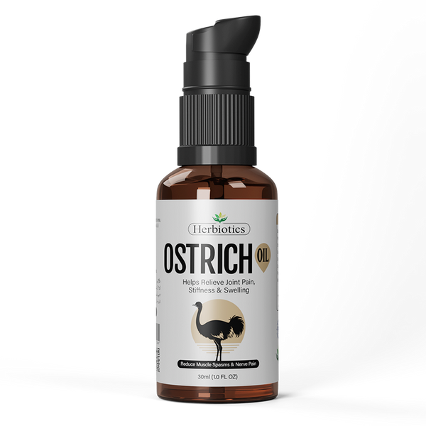Herbiotics Ostrich Oil for Muscles & Joints Pain Relief